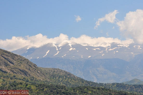 Sneeuw op de berg Ida Kreta